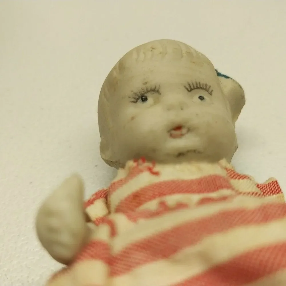 Vintage Made In Japan All Bisque Doll 4.5